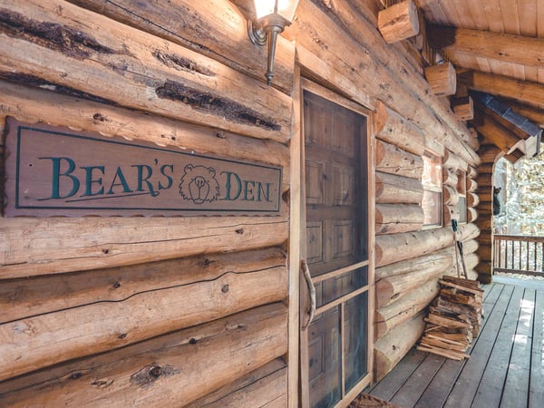 Entrance of the cabin