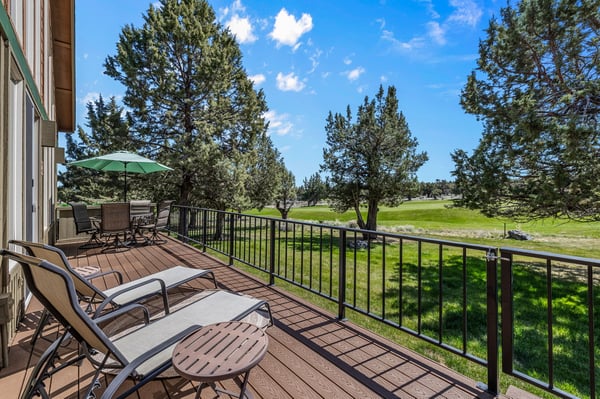 Buck's Hollow- Back Deck facing Fairway