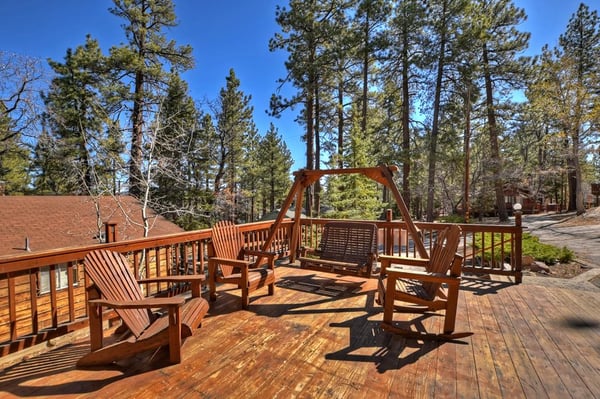 Spacious Deck with Comfortable Patio Furniture