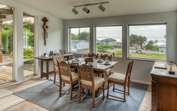 Dining area with cutlery