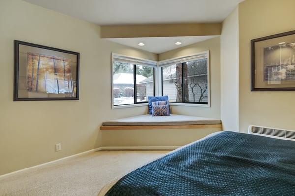 Bedroom with Window Seat