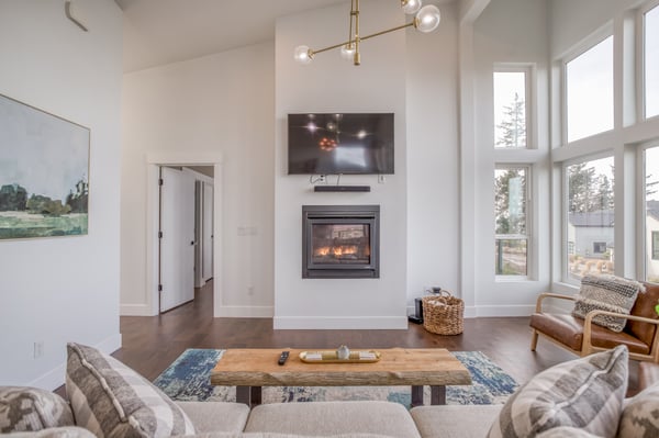 Living Room with Amenities