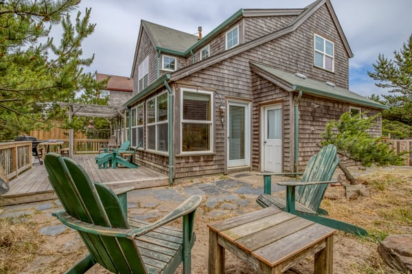 Back Yard View with Outdoor Seating