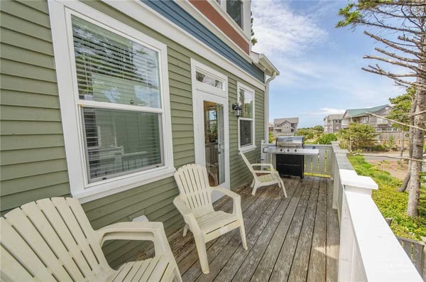 Patio with great views