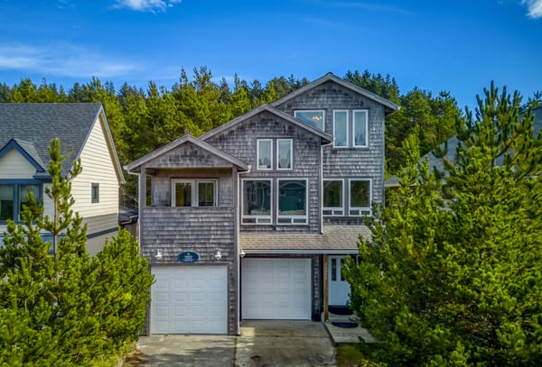 Front of House and Driveway