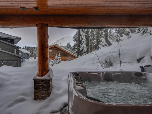 Snowed Inn Snow Hot Tub