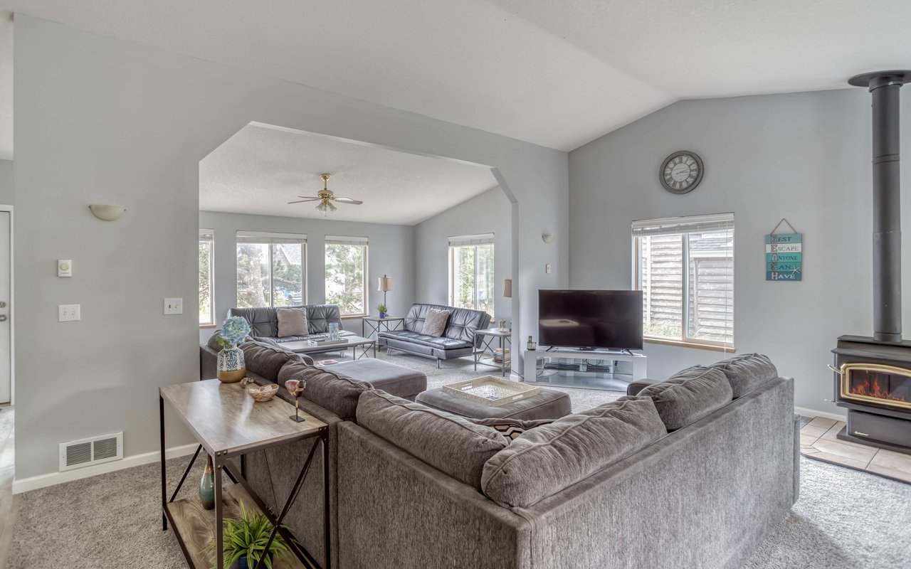 Living Room with Amenities