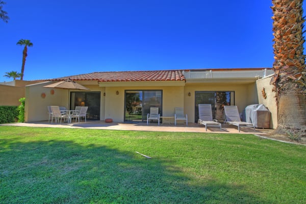 Backyard Seating with chairs