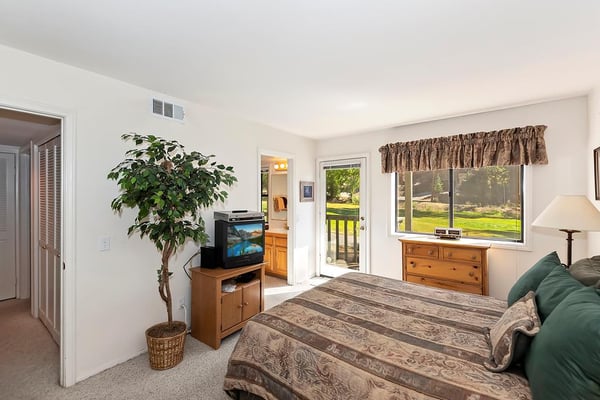 Primary Bedroom - TV & Private Master Bath