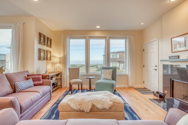 Floor 2 Living Room with Window Views