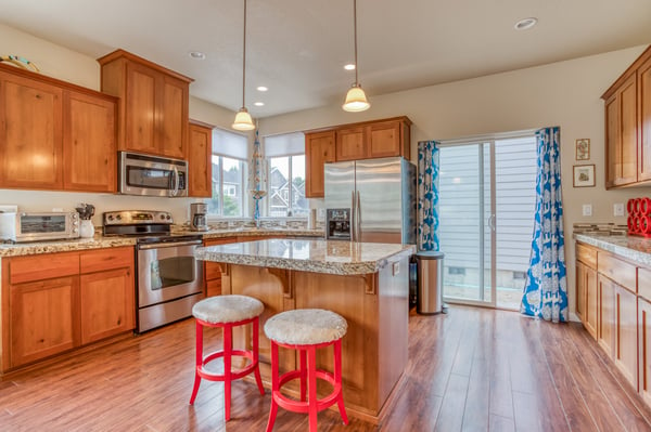 Dining Area with high chairs