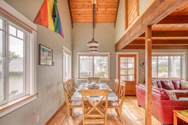 Dining Area with Window Views