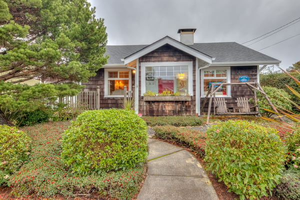 Front Yard Sidewalk View