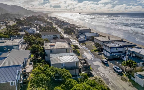 Twin Rocks Aerial View