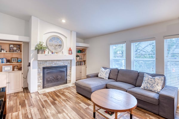 Living Room with Amenities