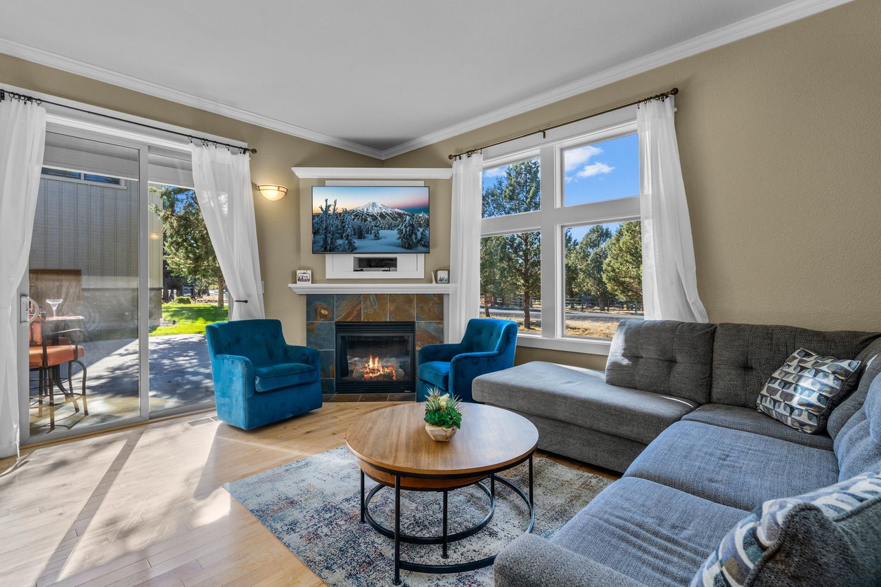 Hikes, Bikes, Skis, and Tees- Light Bright Living Room