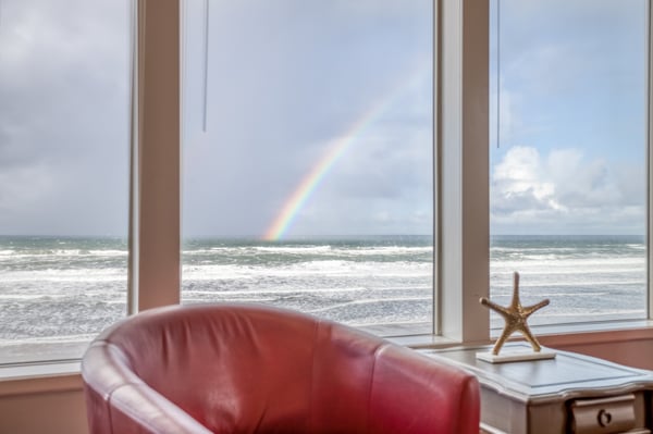 Ocean view from living room