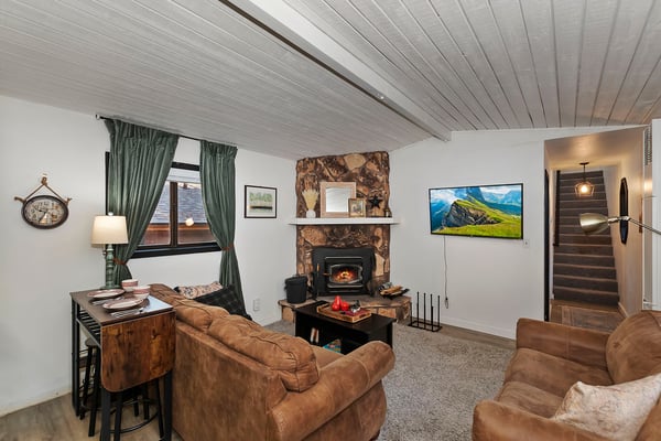 Living Room with Fireplace