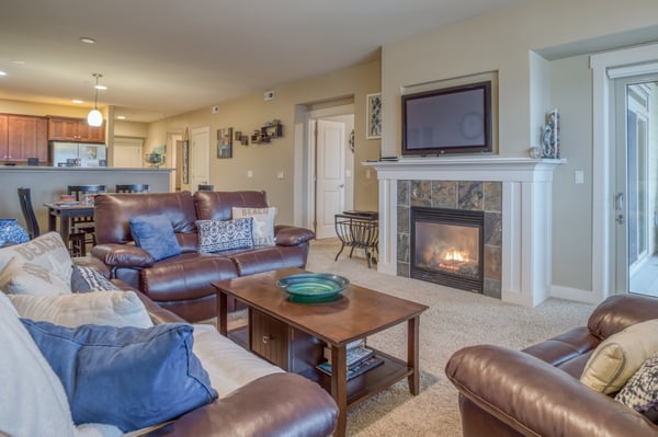 Living Room with Amenities