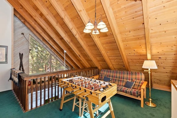 Game Room Area with a Foosball Table