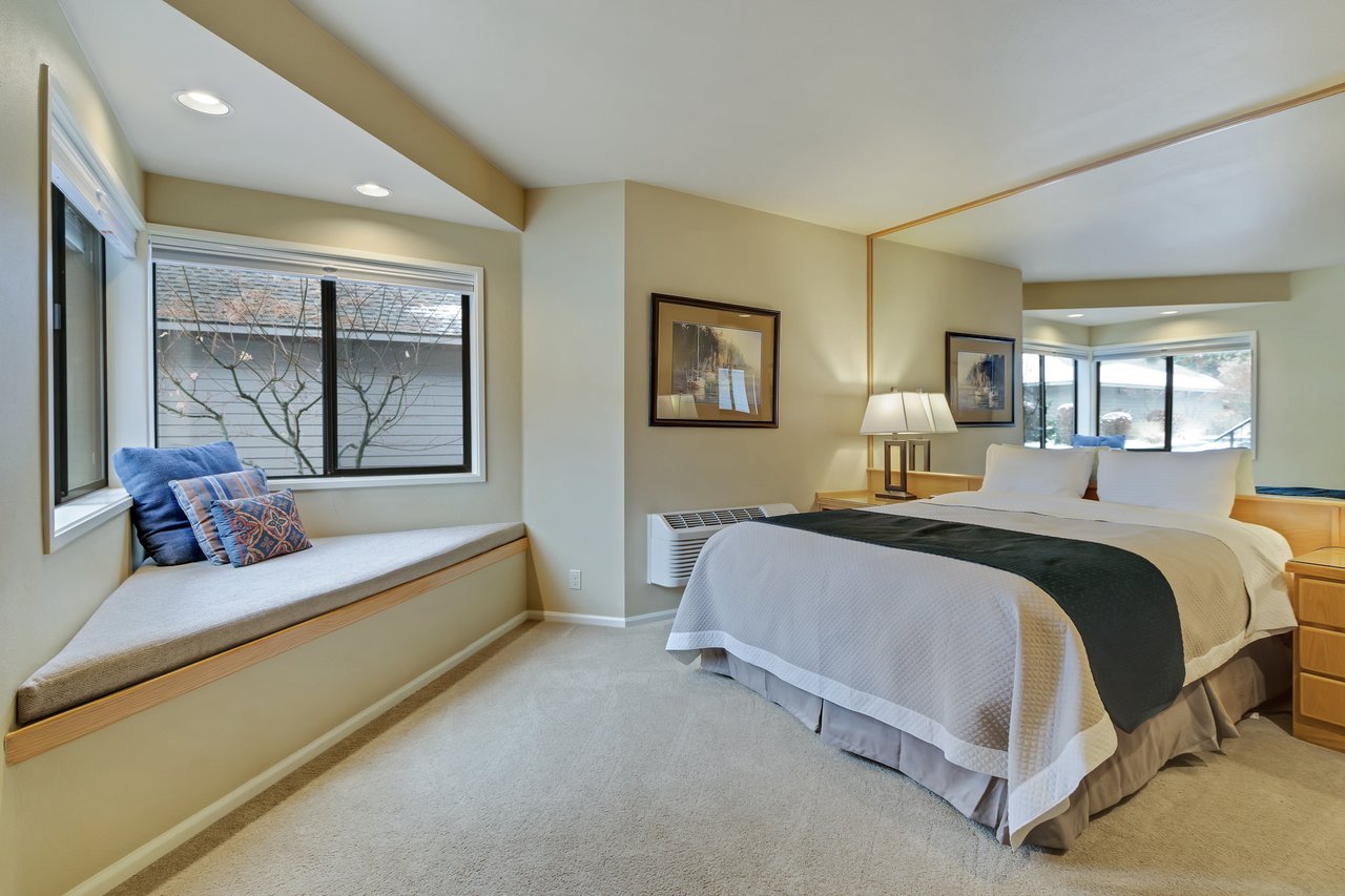 Bedroom with Window Seat