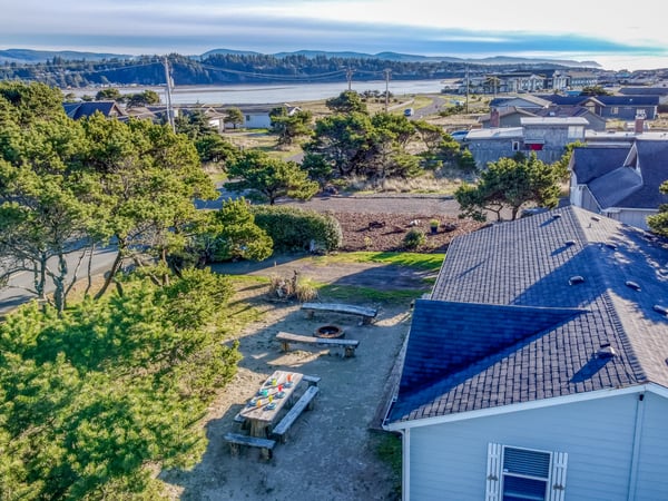 Aerial View closer to beach