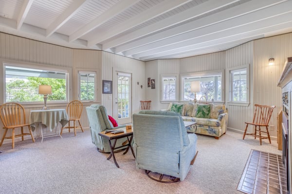 Living Room with window views