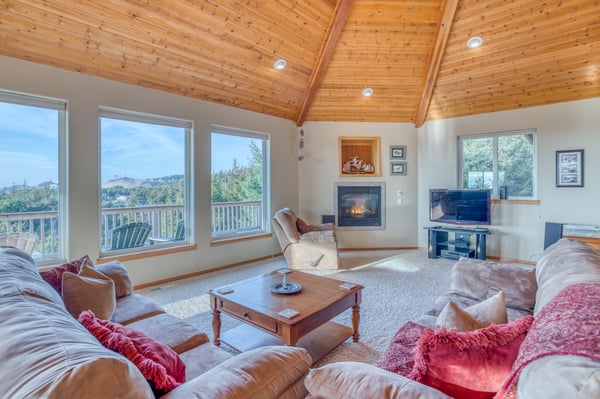 Living Room with Amenities