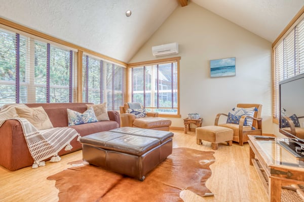 Living Room with Window Views