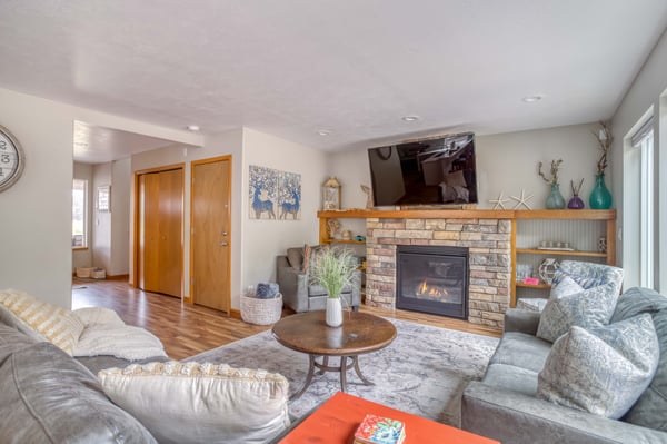 Living Room with Amenities